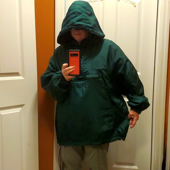 EUC WINNER Windbreaker Men's XL oversized fit in Emerald green - Picture 16 of 16
